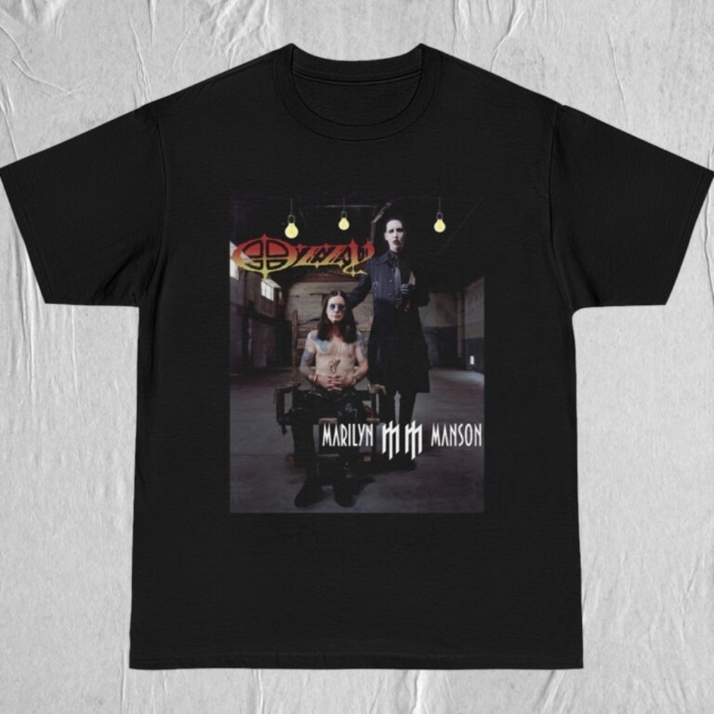 Vintage Ozzy Osbourne Marilyn Manson 2003 Shirt